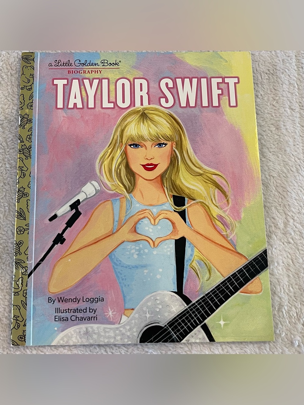 Taylor Swift Little Golden Book Biography 2023 Hardcover Swiftie